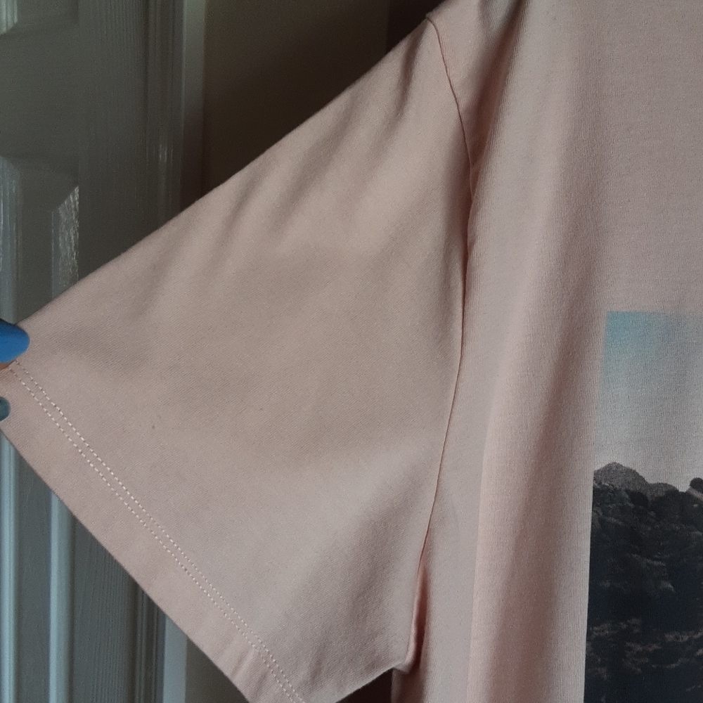 Goodfellow & Co, Men's Tee, coral w/design, Sz XL - Picture 5 of 6